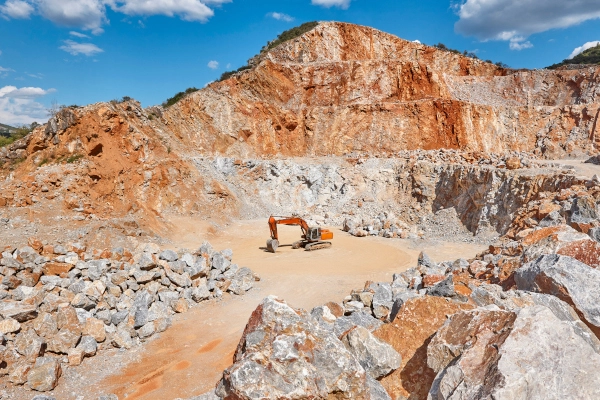 PH crane in a mining site.